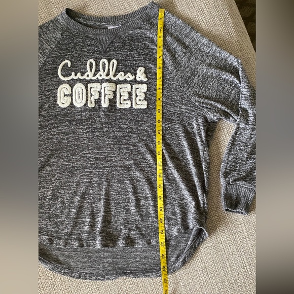 Gray Long Sleeve Loungewear Shirt. Size S. NWOT Gray - Picture 7 of 11